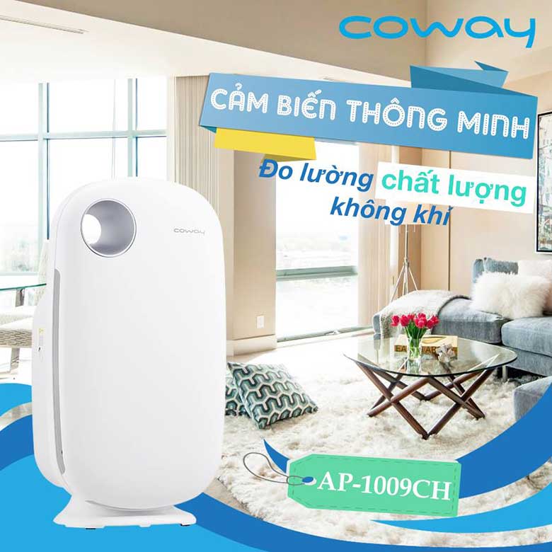 5 Món quà gia dụng thiết thực tặng vợ yêu 8/3 - Máy lọc không khí Coway AP-1009CH