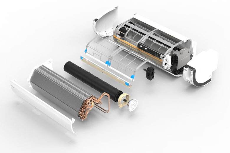 Cấu tạo dàn lạnh điều hoà bao gồm