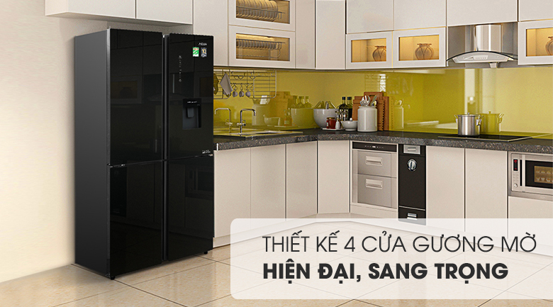 Tủ lạnh 4 cánh giá dưới 20 triệu Inverter 456 lít AQR-IGW525EM(GB)