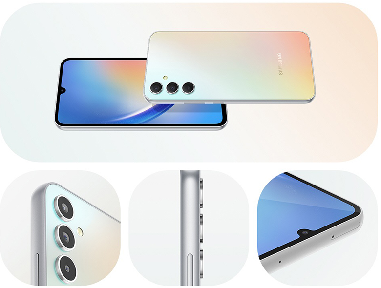 Điện thoại Samsung Galaxy A34 5G 8GB/128GB Bạc