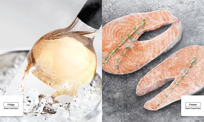 Tủ lạnh SBS Samsung Inverter 647 lít RS62R5001M9/SV công nghệ làm lạnh nhanh, đông đá nhanh