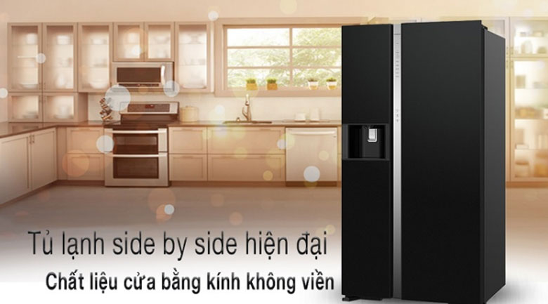 Vì sao nên chọn Tủ lạnh Side By Side Hitachi: Thiết kế
