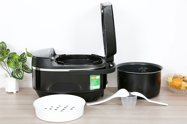 Nồi cơm điện cao tần Kangaroo 1.8 lít KG18RIH1 - Đi kèm nhiểu phụ kiện tiện lợi