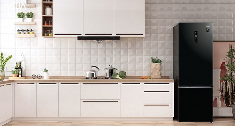 Tủ lạnh Aqua có ngăn đông mềm 260 lít AQR-B299MA(FB)