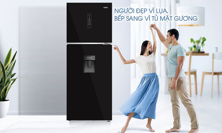 Tủ lạnh Aqua có ngăn đông mềm 318 lít AQR-T369FA(WGB)