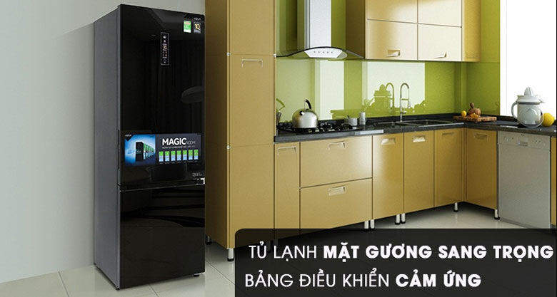 Tủ lạnh Aqua có ngăn đông mềm 324 lít AQR-IG378EB(GB)