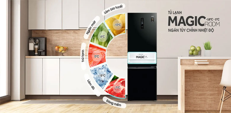 Tủ lạnh Aqua có ngăn đông mềm 324 lít AQR-B388MA(FB)