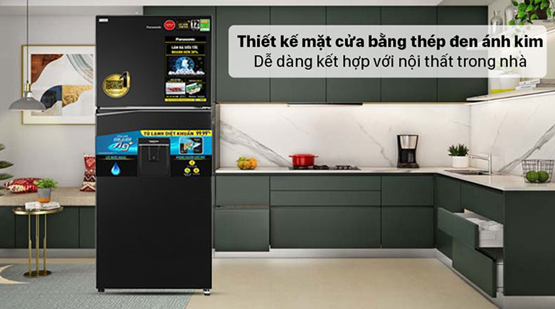 Tủ lạnh Panasonic ngăn đá trên 366 lít NR-TL381GPKV