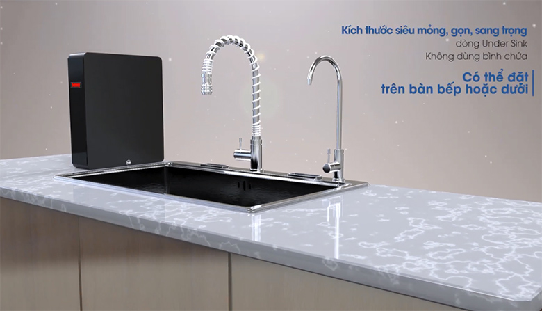 Máy lọc nước Benny UF LED thiết kế bắt mắt phù hợp