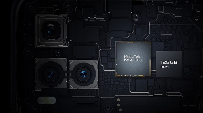 Hiệu năng ổn định - điện thoại Vivo Y21s Xanh