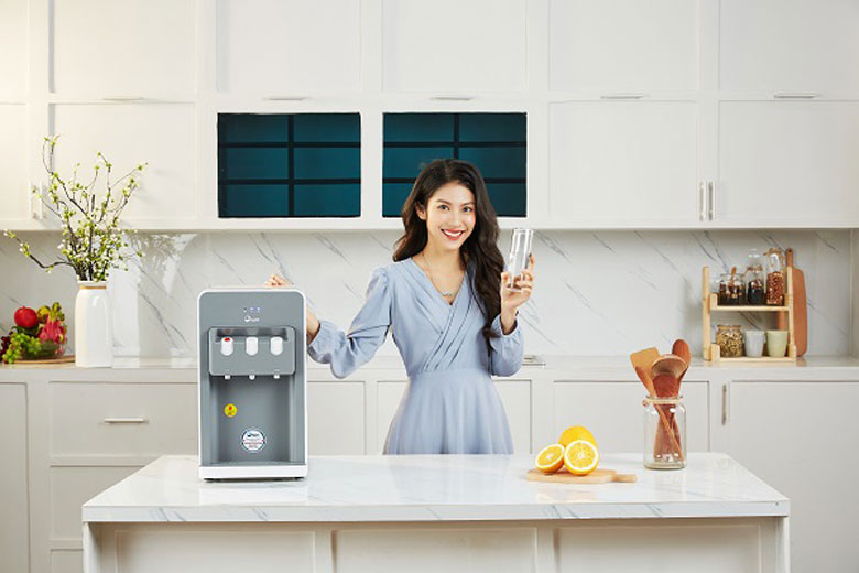 Máy lọc nước siêu lọc UF nóng lạnh FujiE WPD508C 4 lõi Nhật Bản được thiểt kế tối giản